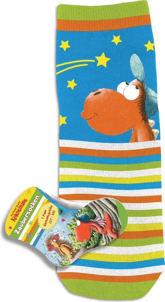 Der kleine Drache Kokosnuss - Zaubersocken Produktbild 