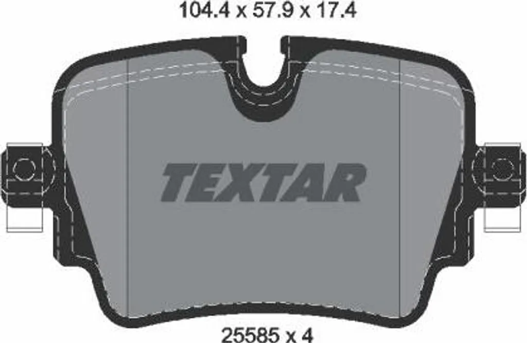 Plaquettes de Frein Haute Performance Textar 2558501 pour Jaguar XJ