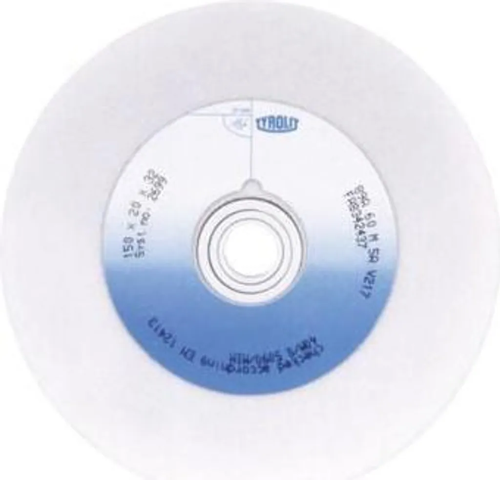 Meule de rectification pour touret Ø150mm Tyrolit 89A Grain 80 147614