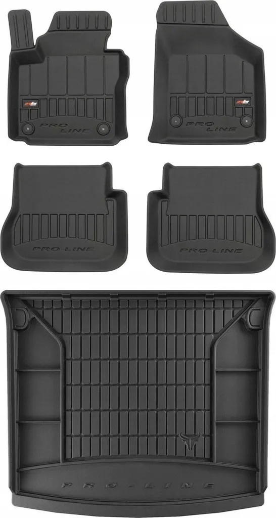 Tappetini Auto Gomma 3D VW Caddy Life (2003-2020) - Anti-Fango e Neve