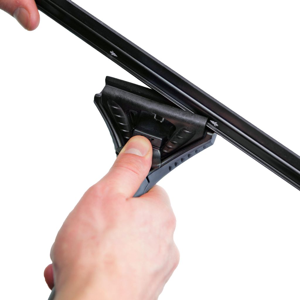Unger ErgoTec Ninja Fensterschaber Komplett 105 cm – Profi Wischer für Fensterreinigung