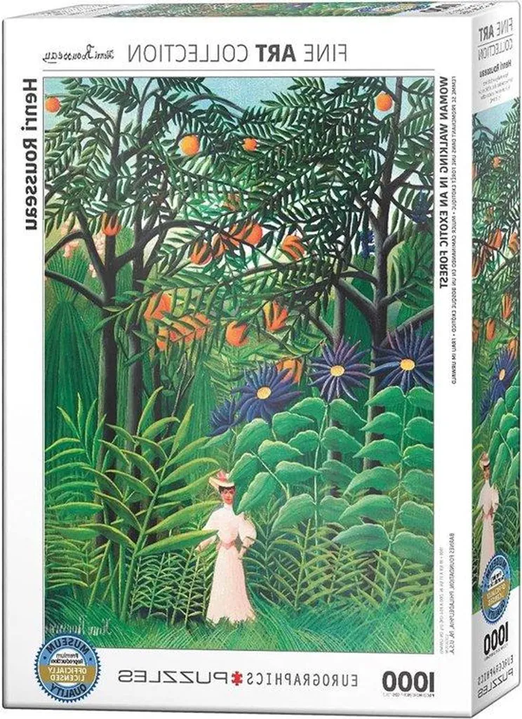Puzzle 1000 pièces familial détente en carton multicolore 68 x 48 cm