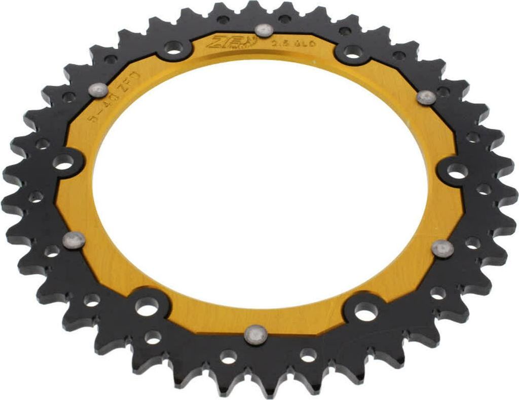 ZF Krone 40 Zähne Teilung 520 Schwarz Gold Dual ZFD-5-40-GLD