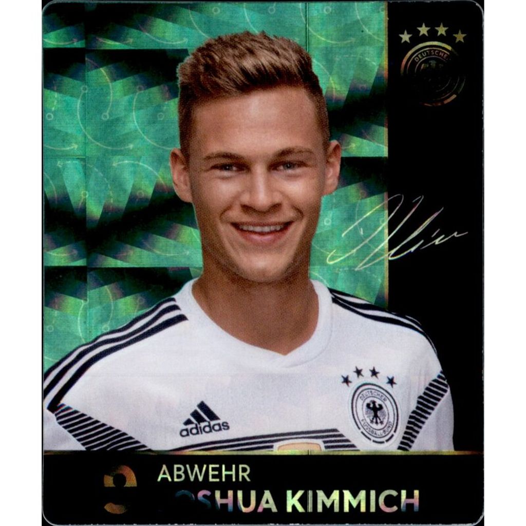 9 - Joshua Kimmich GLITZER - REWE WM18 Sammelkarte