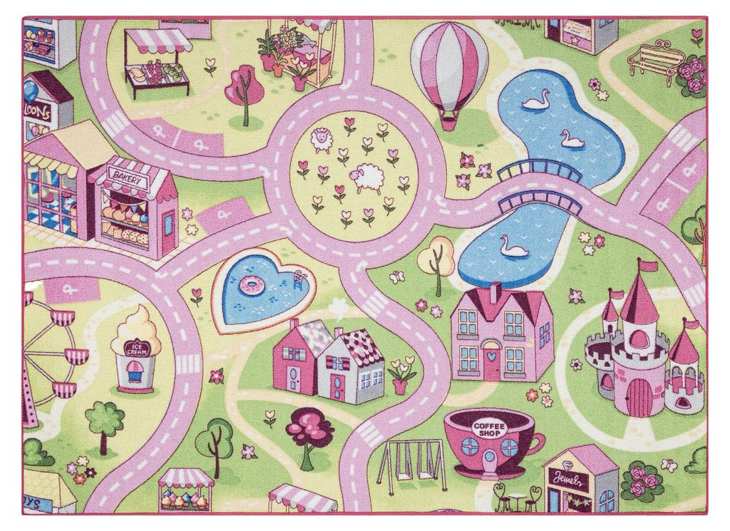 TAPIS REBEL ROADS Sweet town 26 Bonbons, antidérapant pour Image du produit 