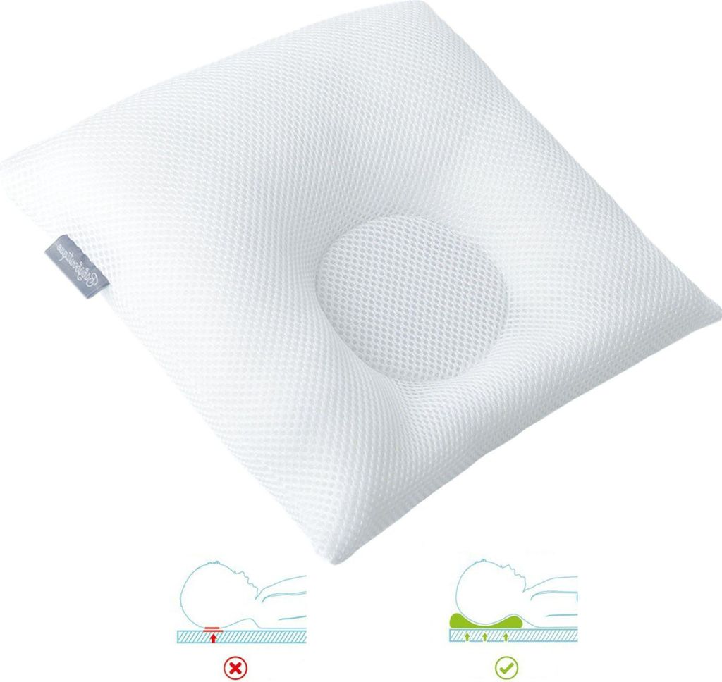 Orthopädisches Babykissen inkl. Bezug gegen Verformung & Produktbild 