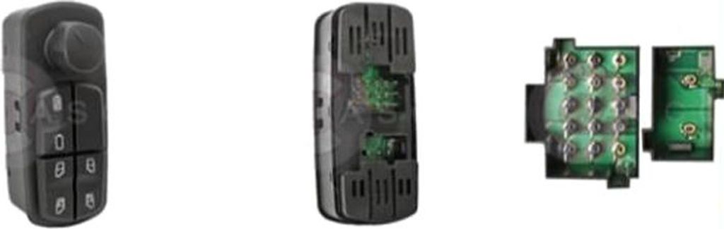 CASCO CWR63001AS Fensterheberschalter passend für MERCEDES-BENZ ACTROS Vorne Fensterheber Schalter