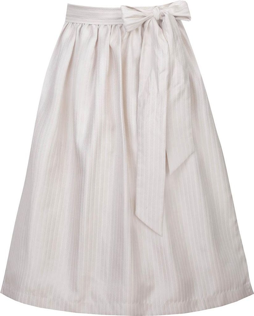Dirndlschürze Davina 75er Länge taupe 3XL Produktbild 