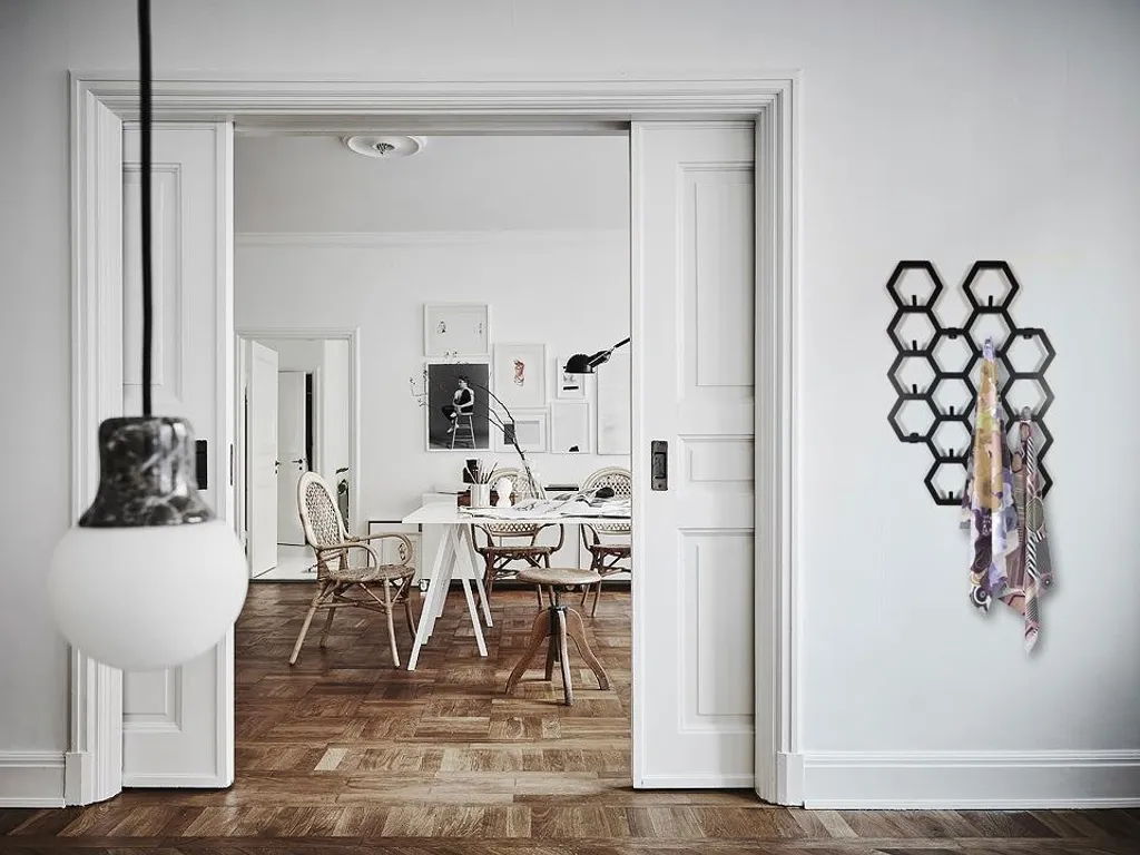 Étagère murale alvéolée Decorizzly CellsUP - Rangement design 3D - 9