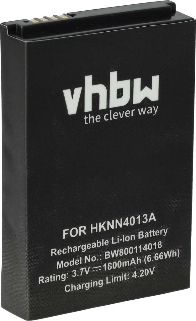 vhbw Akku kompatibel mit Motorola Rival A455 Funkgerät, Walkie Talkie (1800 mAh, 3,7 V, Li-Ion)