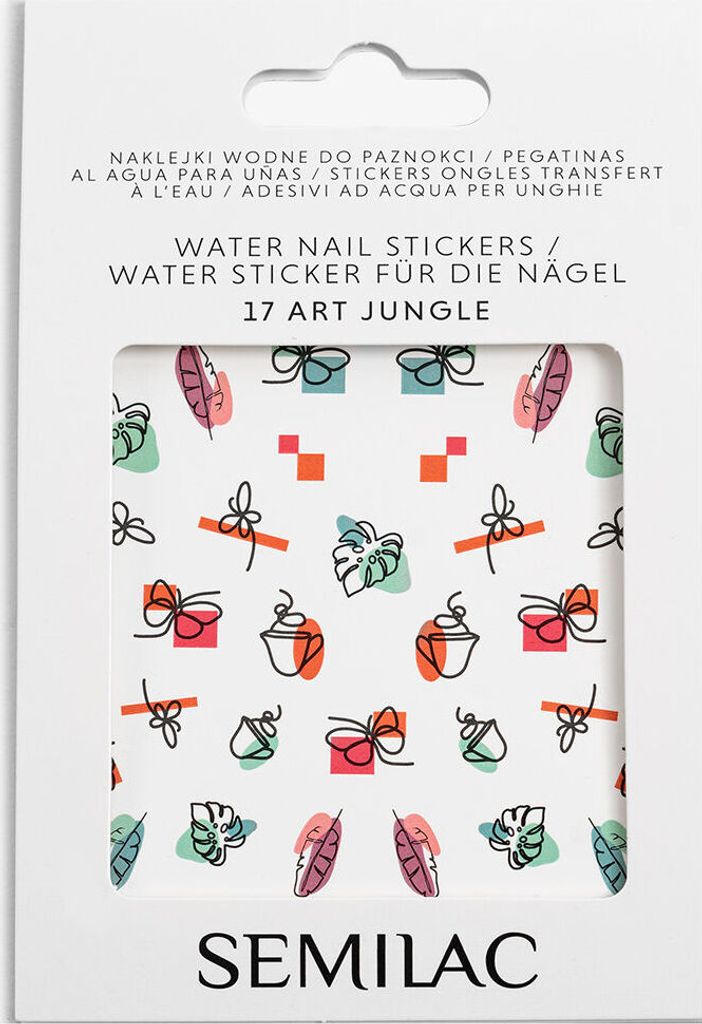 Semilac Nail Sticker 17 Art Jungle