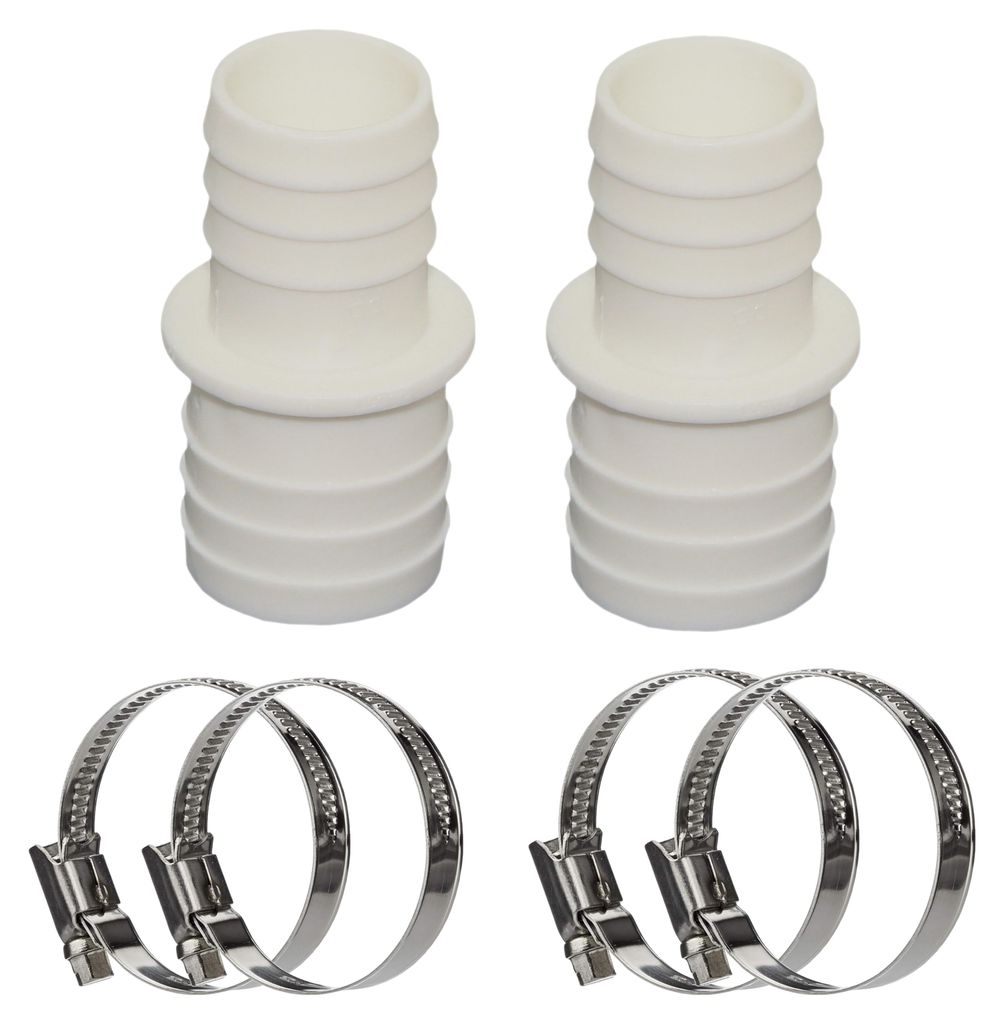 HAF 2x Schlauchverbinder mit 32mm x 38mm | Schlauchtülle x Produktbild 