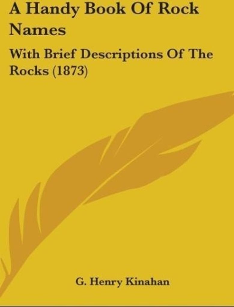 A Handy Book Of Rock Names