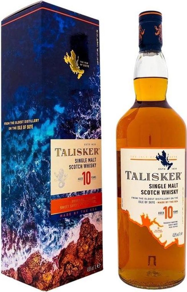 Talisker 10 Years + Box 1000ml 45,8% Vol. Produktbild 