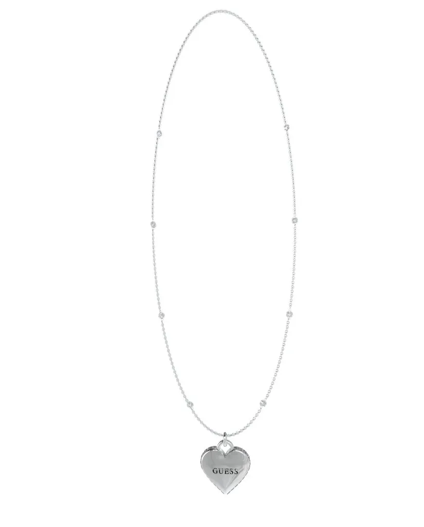 Collier Guess Chic pour Soirée et Cérémonie - Bijou Femme Rhodié Argent