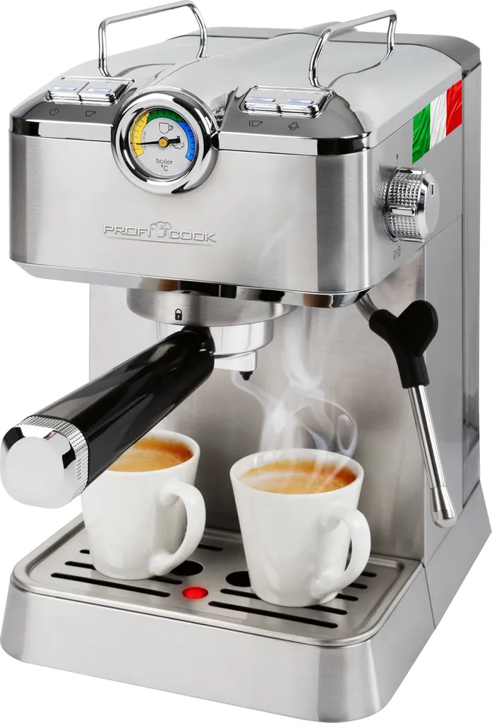 Fini le café fade avec la machine espresso Profi Cook 20 bars pression