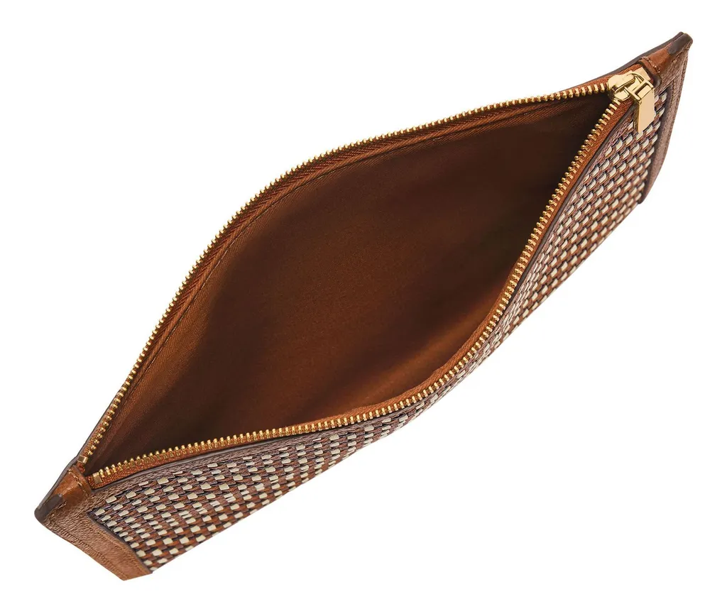 Fossil Gift Pouch Multi Brown Sac d'Accessoires avec Finition Artisanale - 3
