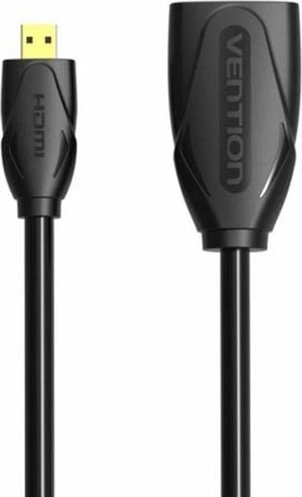 Vention - Cablemicro HDMI-Verlängerungskabel (1 m), schwarz