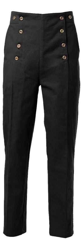 Pantaloni da uomo a vita alta - Stile steampunk/storico - Immagine del prodotto 