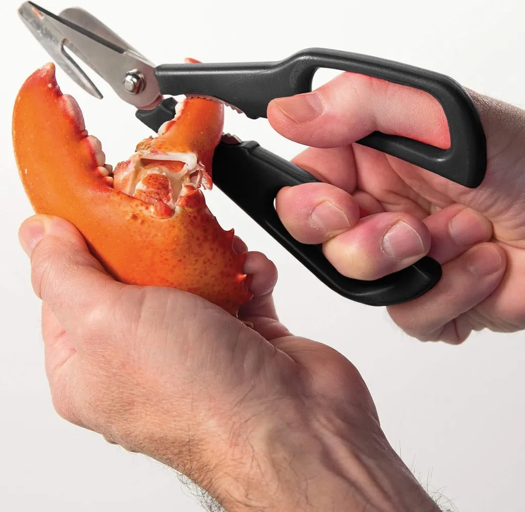 Ciseaux de cuisine haute qualité pour mollusques à coupe inversée 18cm - 7