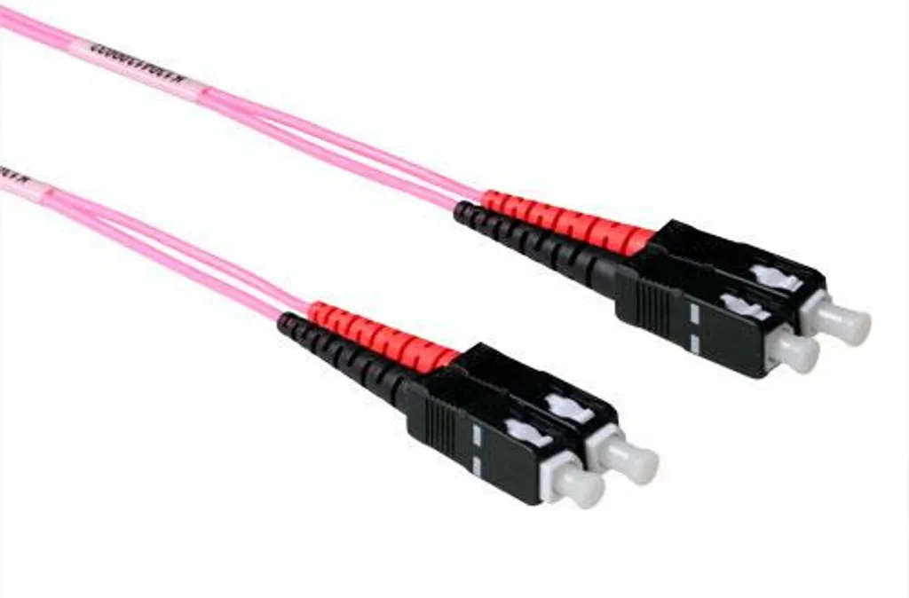 Fibra Ottica OM4 30m SC SC Duplex ACT | LSZH 100G Multimode 50/125