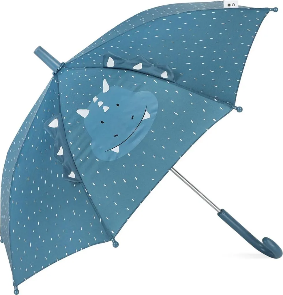 Ombrello Trixie Bambini Mr Triceratops Blu - Antivento e Sicuro