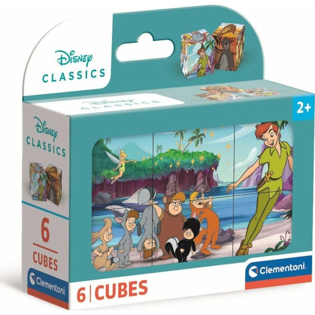 Clementoni Cubi klocki 6 elementów Disney Classic 40657 Zdjęcie produktu 