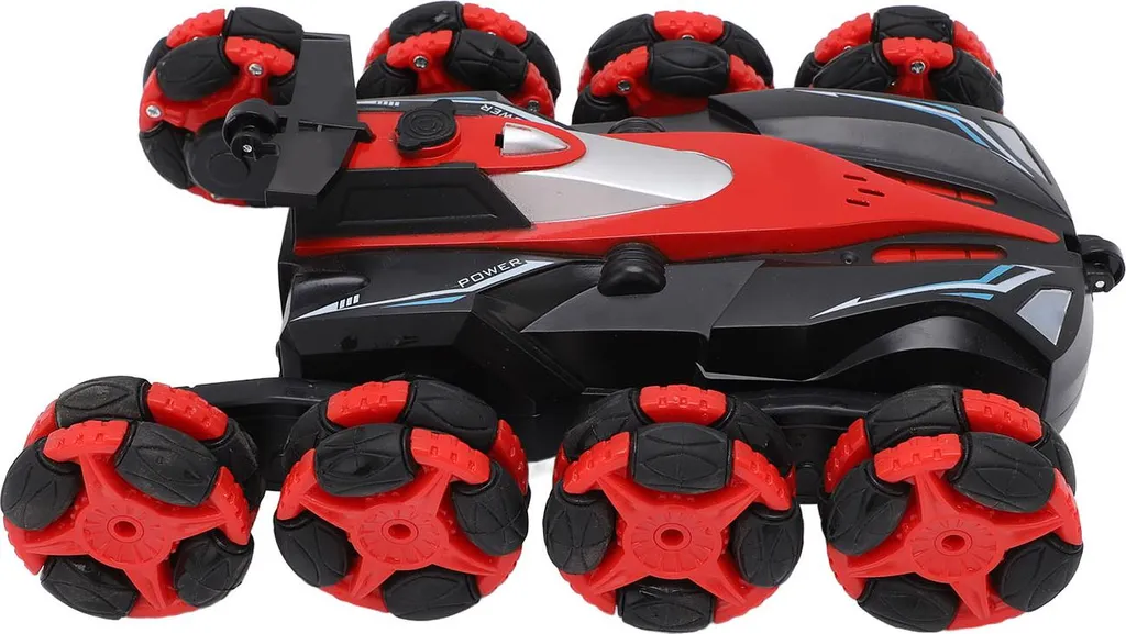 Voiture RC robuste anti-choc 8 roues pour jouer sur tous les sols sans blocage