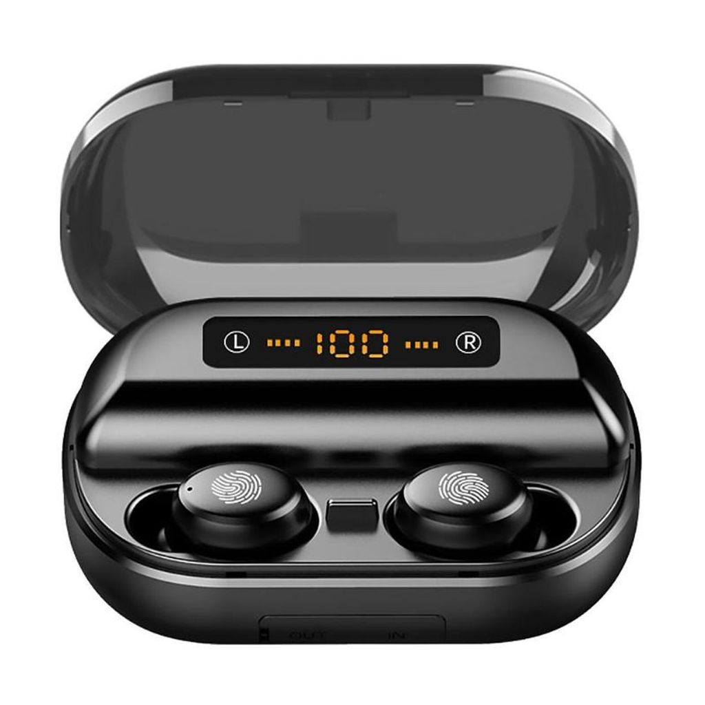 TWS Kopfhörer Bluetooth Stereo Headset LED Anzeige Ohrhörer Ladebox Mini Stereo