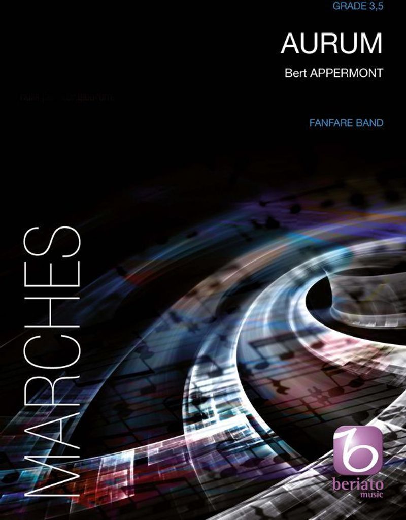 Bert Appermont, Aurum Fanfare Partitur + Stimmen