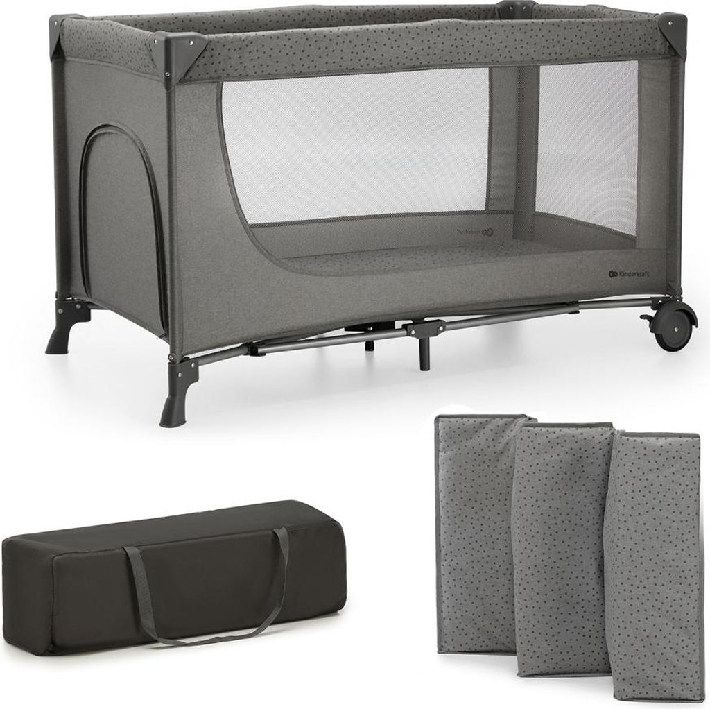 Lit de voyage KinderKraft JOY 2 GRIS FONCÉ Image du produit 