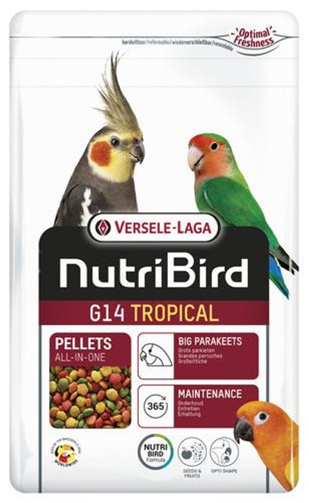 Versele-Laga Nutribird G14 Tropical Grote Parkiet 3KG Productafbeelding 