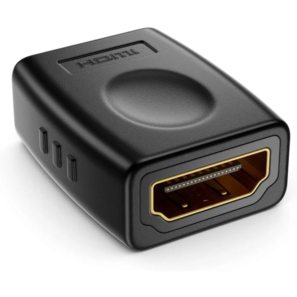 Giunzione HDMI Techly Femmina/Femmina Oro | Adattatore Video High Speed