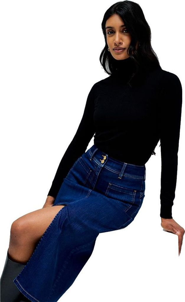 Salsa Jeans Secret Front Pockets Push In Rock Blau 30 Frau Blau 30