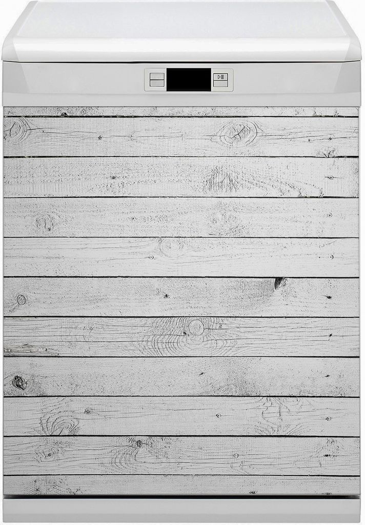 Dekorative Magnetmatte Küche Geschirrspüle 60x70 cm Magnet für Spülmaschine - Holzbretter