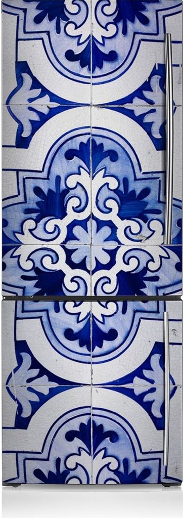 Magnetfolie Aufkleber Kühlschrankmagnete 60x205 cm - Blaue Platte.