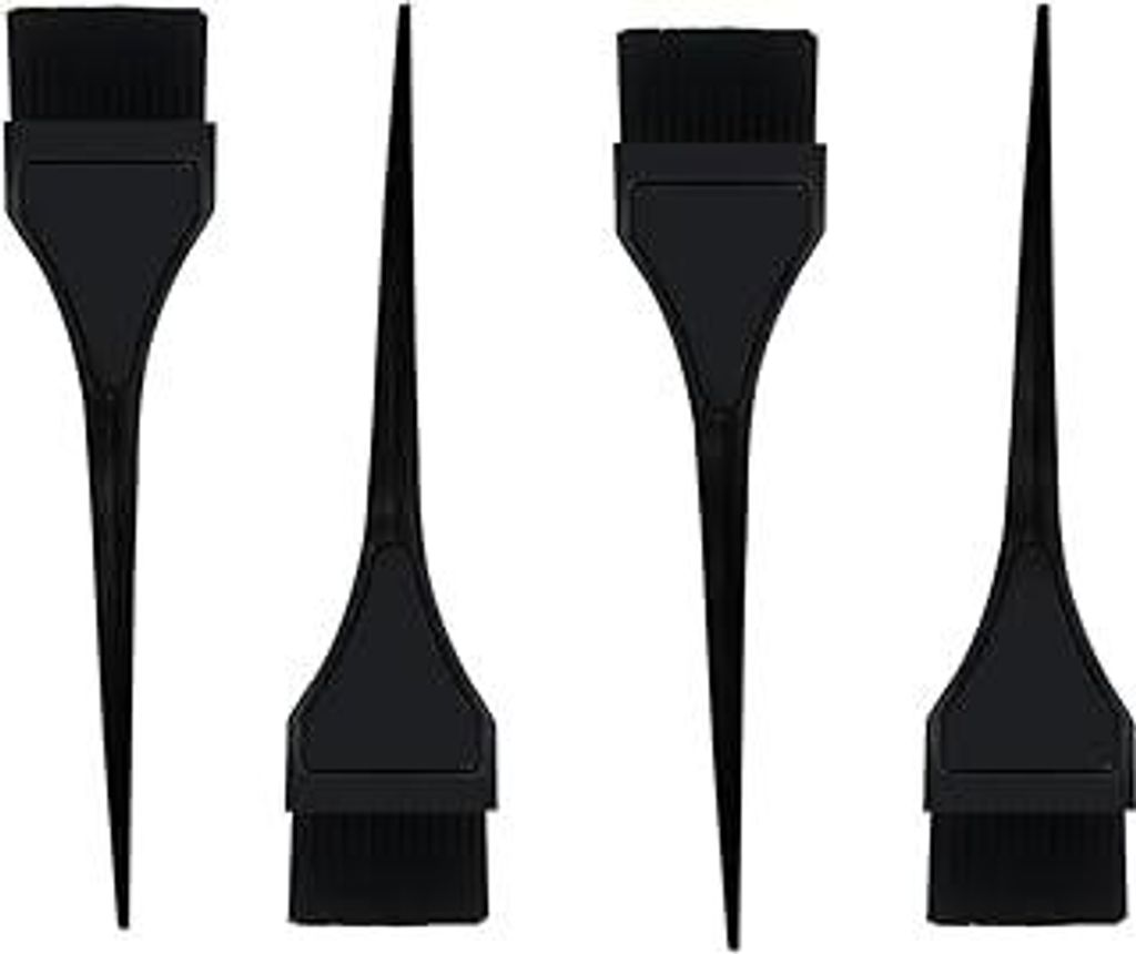Haarfärbe Bürste, 4 Pcs Pinsel Haare Färben, Haar Färbemittel Kamm Bürsten, Haarfärbepinsel, Applikator Werkzeuge, für Barbershop und Home C...