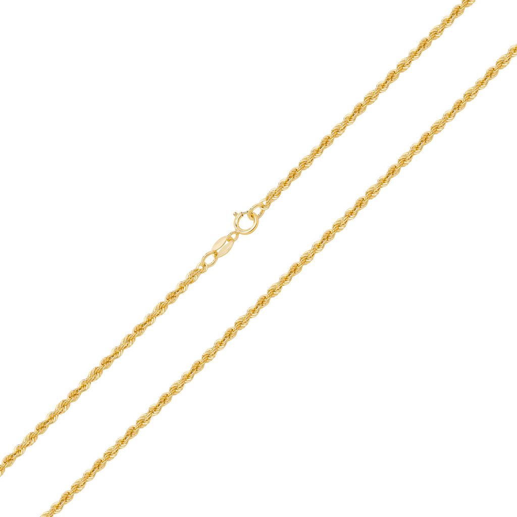 Elegantes 9 Karat (375) Gold Damen - Armband - 18cm*2mm; TRS19449