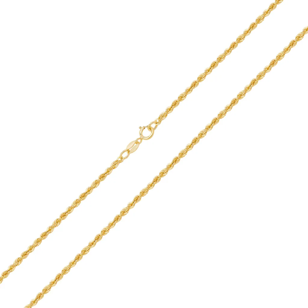 Chaine Corde Femme Or Jaune 375/1000 - 41cm x 2mm Modèle TRS3691L16