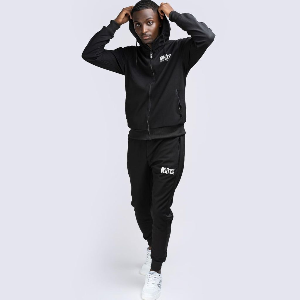 Pánske tepláky s kapucňou slim fit HACKBERRY Black XL Obrázok produktu 