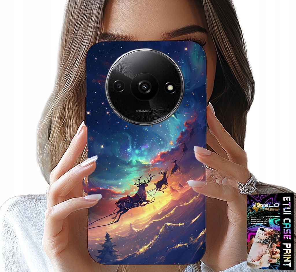 Hülle Für Xiaomi Redmi A3 - Rentier Süsses Rentier Weihnachtsdesign