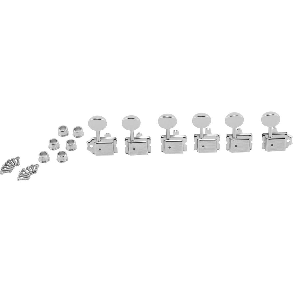 Fender American Vintage Guitar Tuners Staggered Nickel/Chrome Mechanik für Gitarre