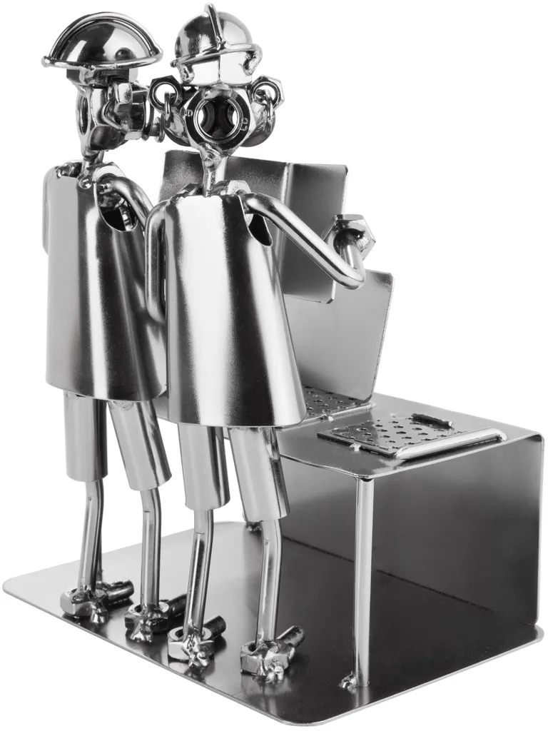 Figurine de Technicien en Fer Faite Main Objet Déco Métallique Unique - 6