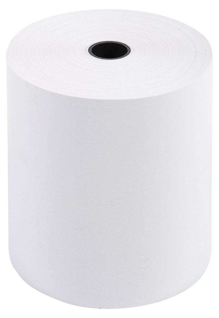 Exacompta 43706E Packung mit 5 Rollen 1-lagig thermisch (hohe Auflösung für Kassen, 55g, Breite: 80mm, Duchmesser: 80mm, Länge: 72m) 1 Pack, Weiß
