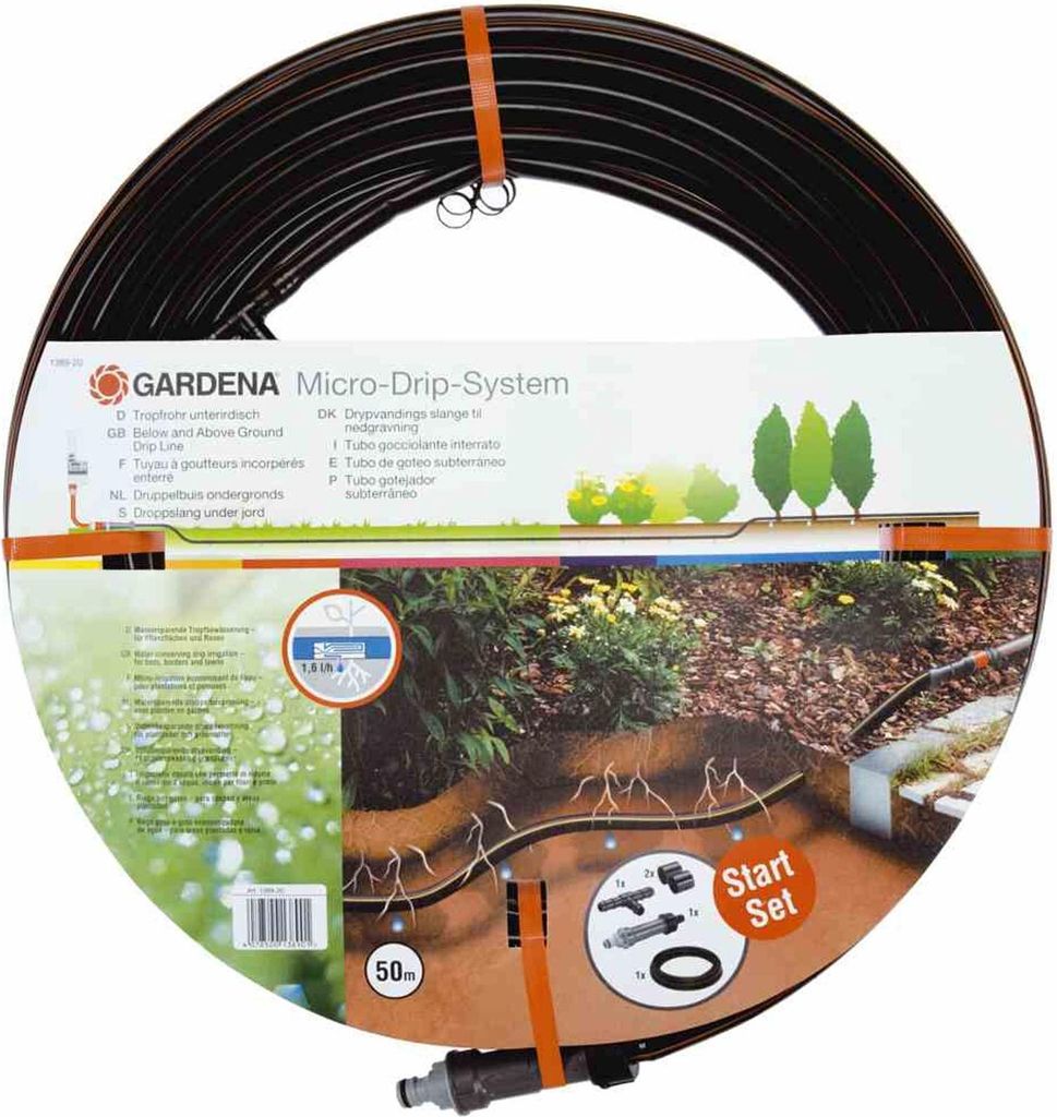 Gardena mds-Starter Set - Tuyau d'arrosage enterré, 50 m + Image du produit 