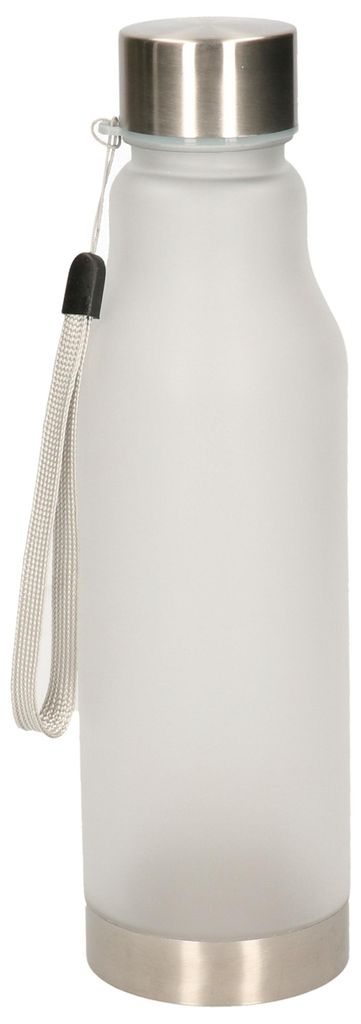 Wasserflasche/Getrankeflasche/Sportflasche - transparent - Kunststoff - 600 ml