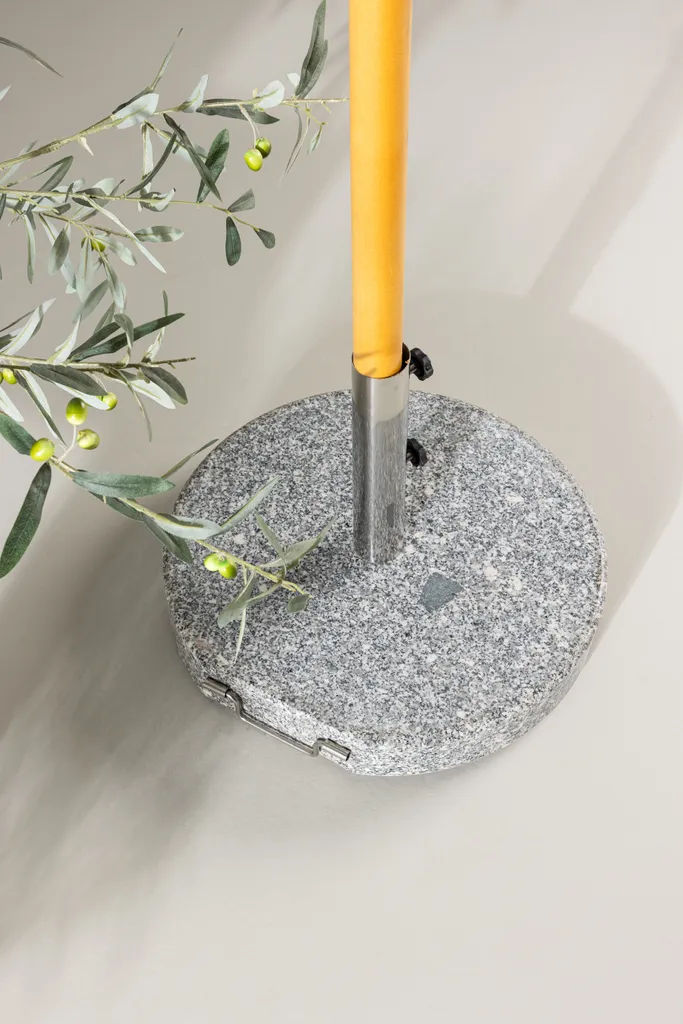 Support de parasol lourd Stathera gris anthracite résistant aux UV - 6