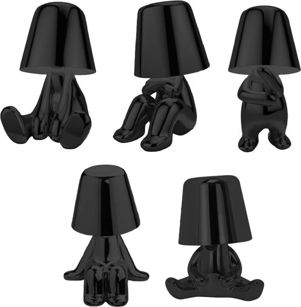 Luxe - Bins Brother Lampe de table - Noir - Set van 5 Image du produit 