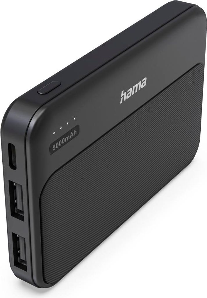Hama Pocket 5, 5000 mAh, Lithium Polymer (LiPo), Anthrazit Produktbild 