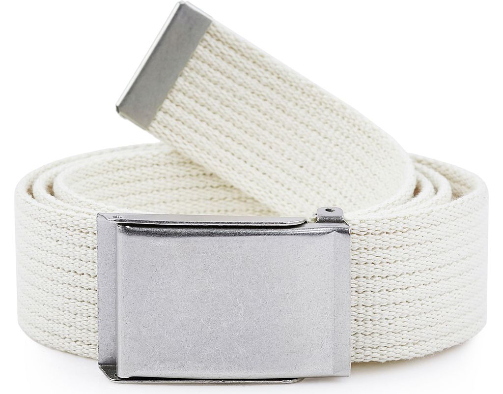 Ceinture pour homme Ladeheid en tissu P10 (écru-argent, 120 Image du produit 